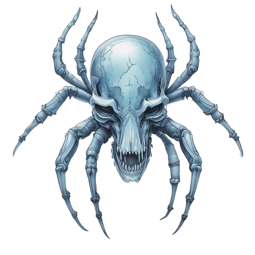 Crystal Skull Spider — b-movie stickers