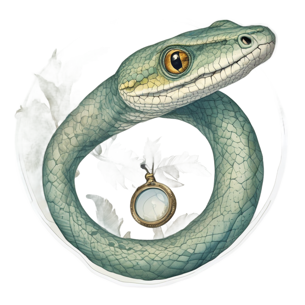 Curious Cobra Explorer — fine-line flash stickers