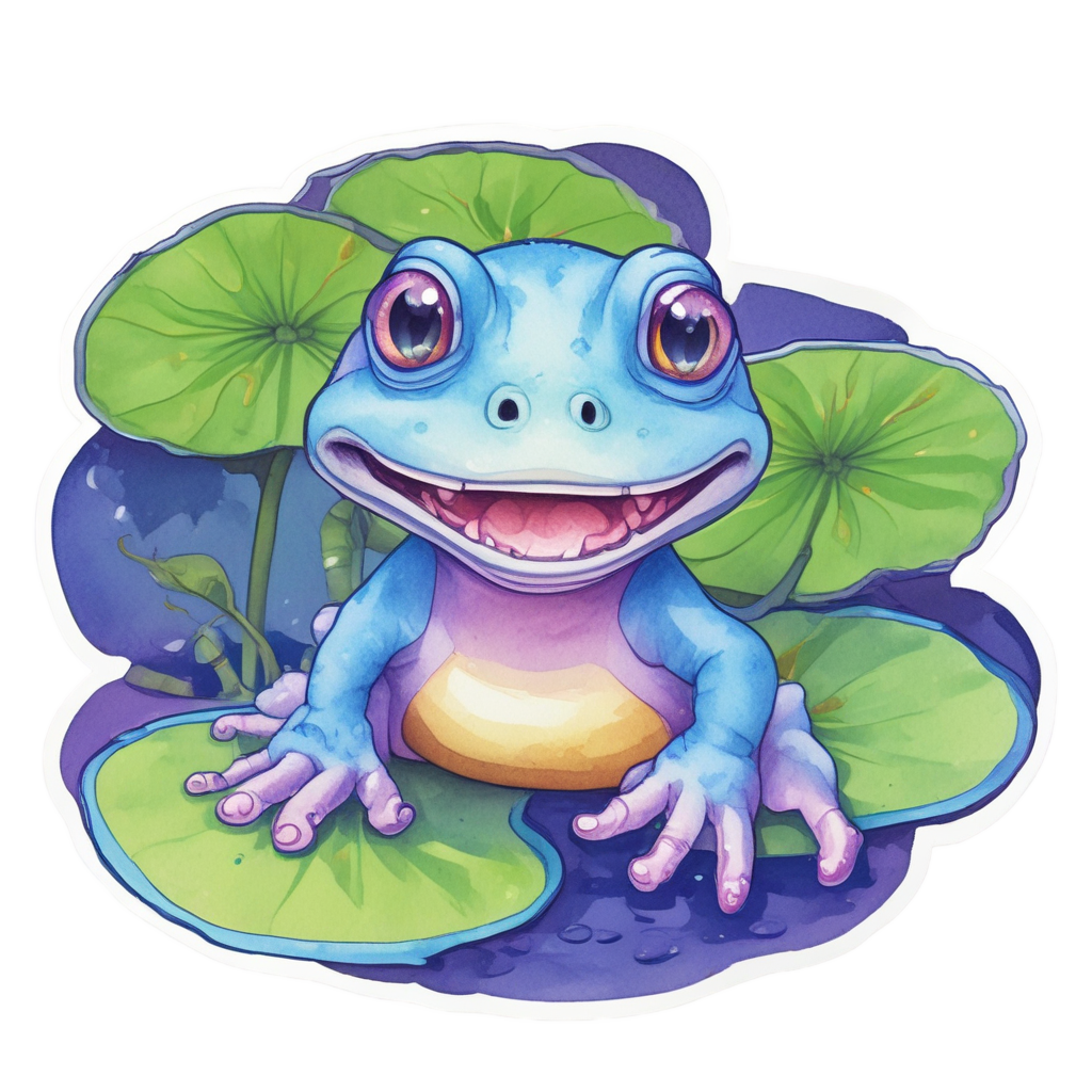 Curious Lagoon Sprite — b-movie stickers