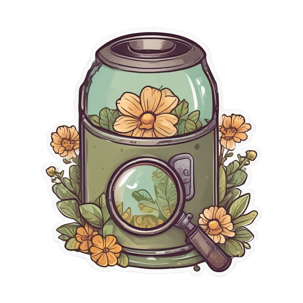Curious Oil Can Explore — garage stickers