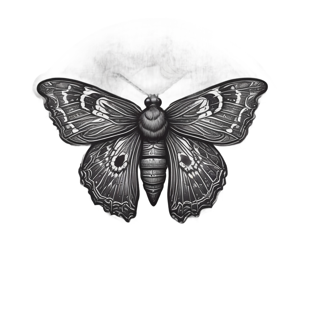 Curled and Sleeping — gothic botanical stickers