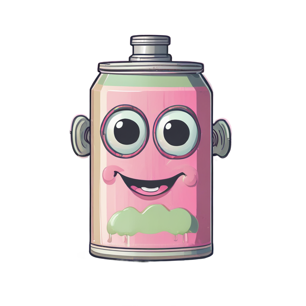 Cute Oil Can Buddy — garage stickers