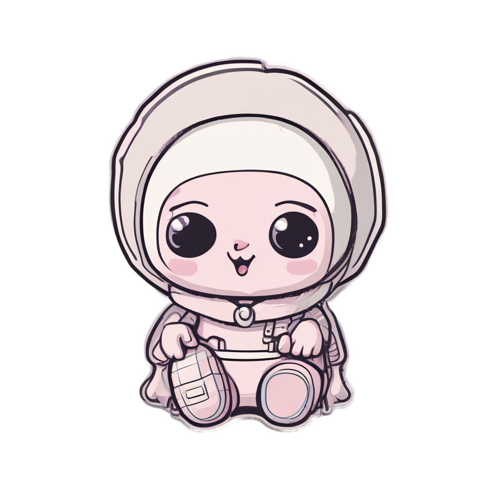 Cute Spark Plug Baby — garage stickers