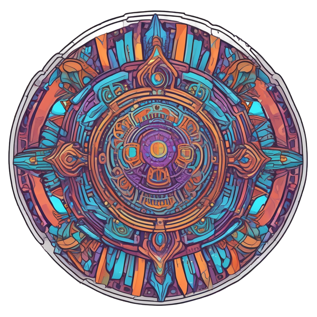 Cyber Floral Gaze — sugar skull stickers