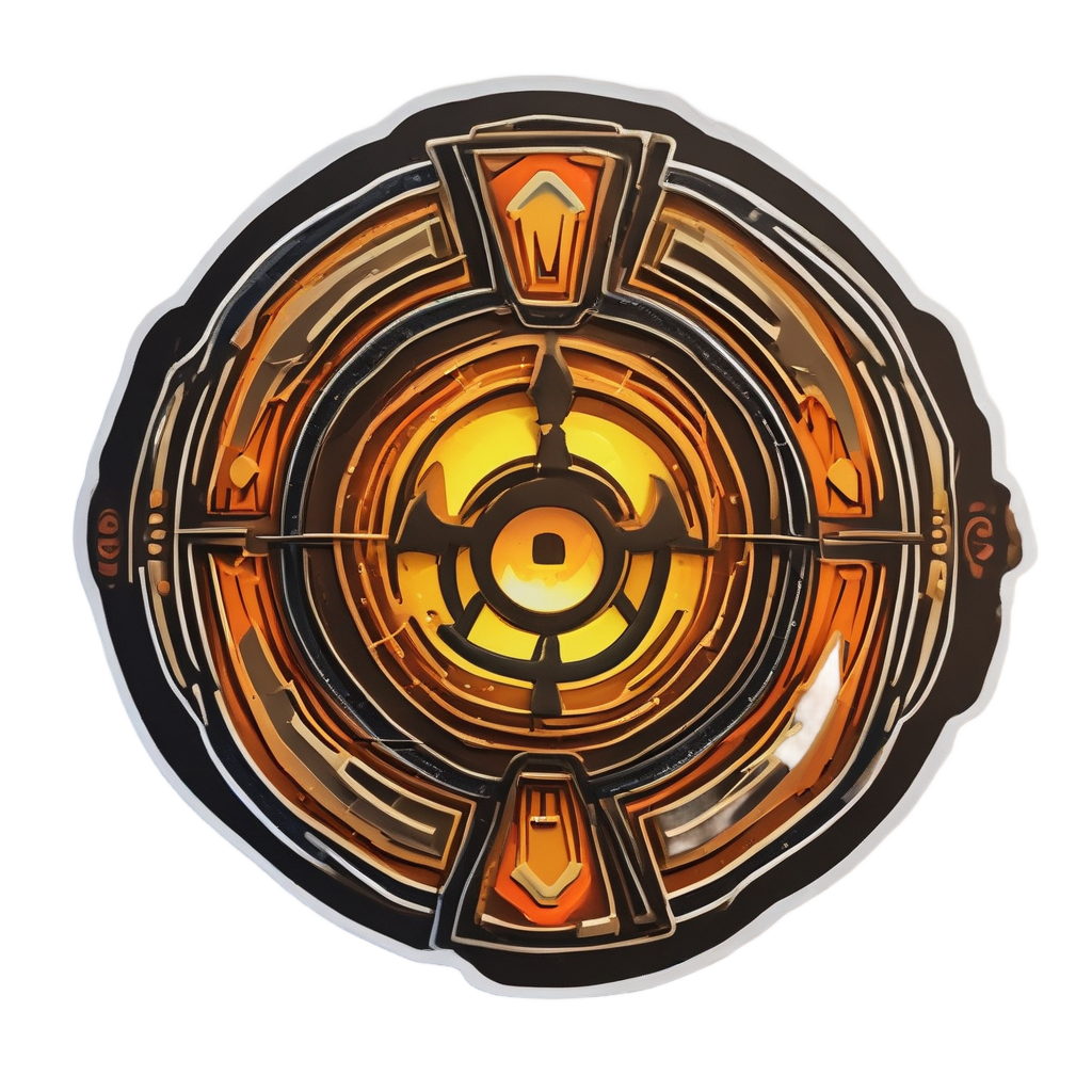 Cyclops Atom Eye — radioactive stickers