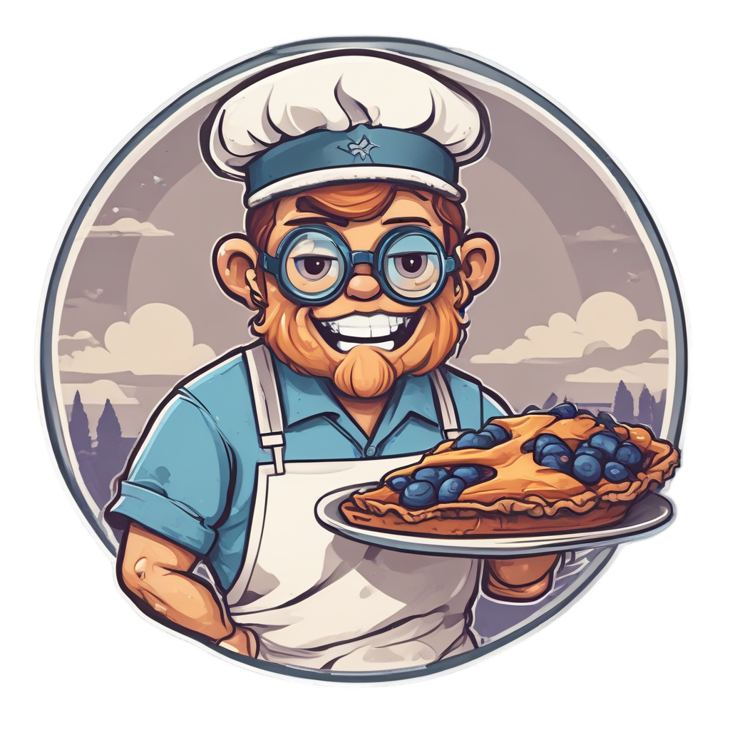 Cyclops Baker With Pie — b-movie stickers
