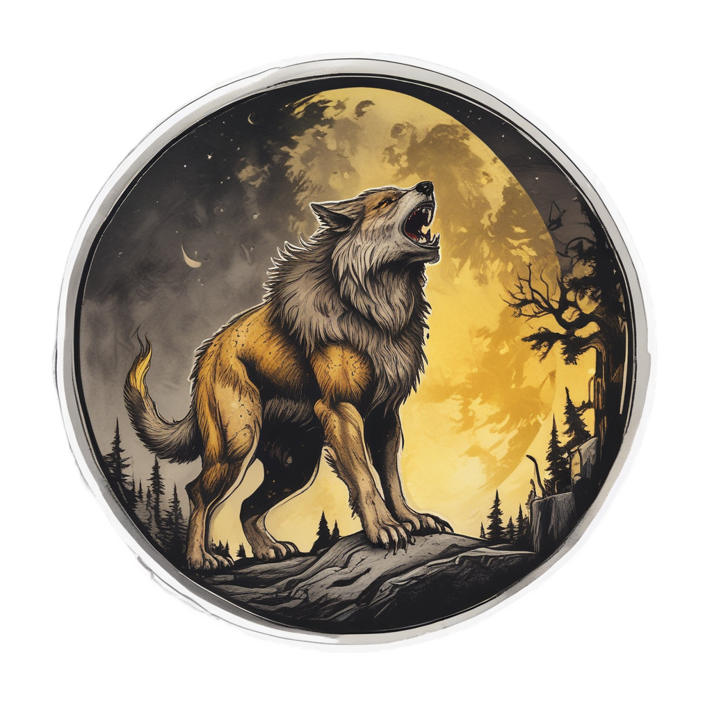 Cyclops Werewolf Moon — b-movie stickers