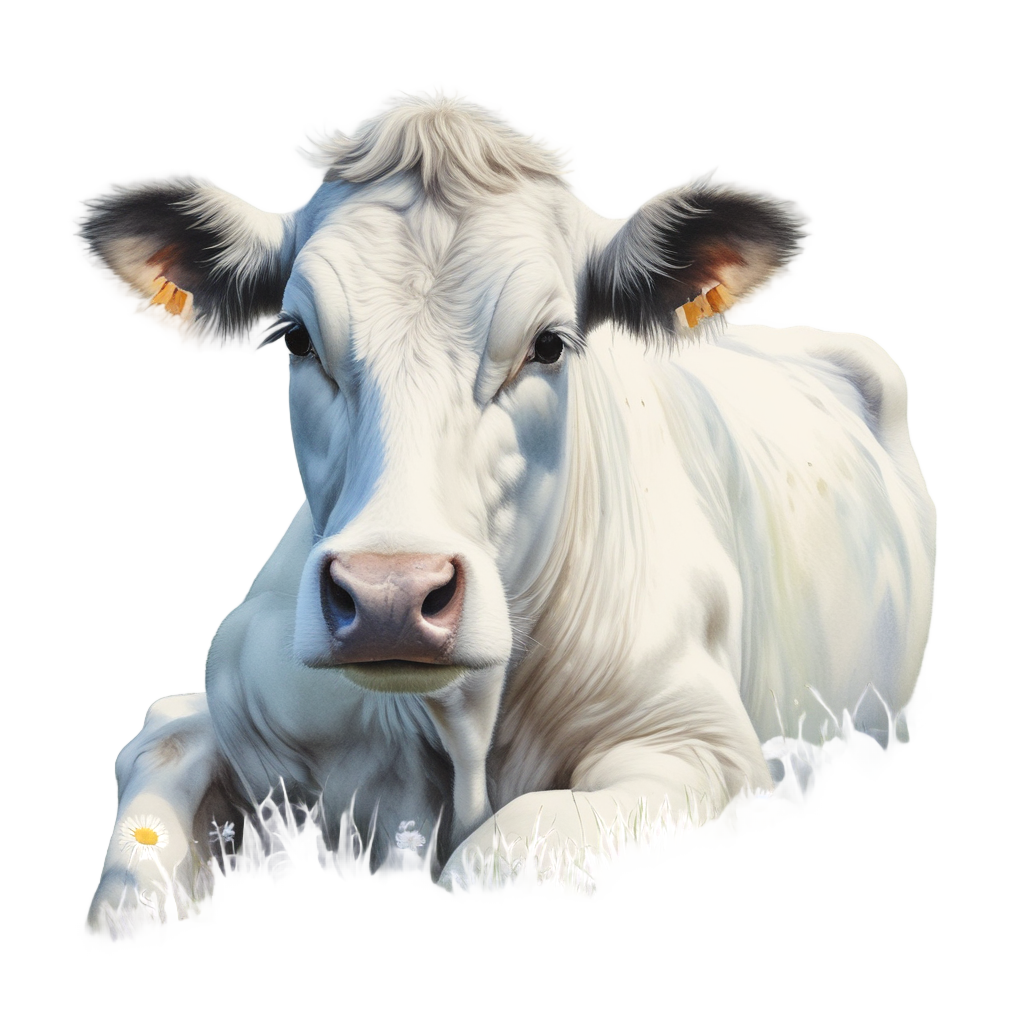 Daisy Dreamer Cow — farm animals stickers