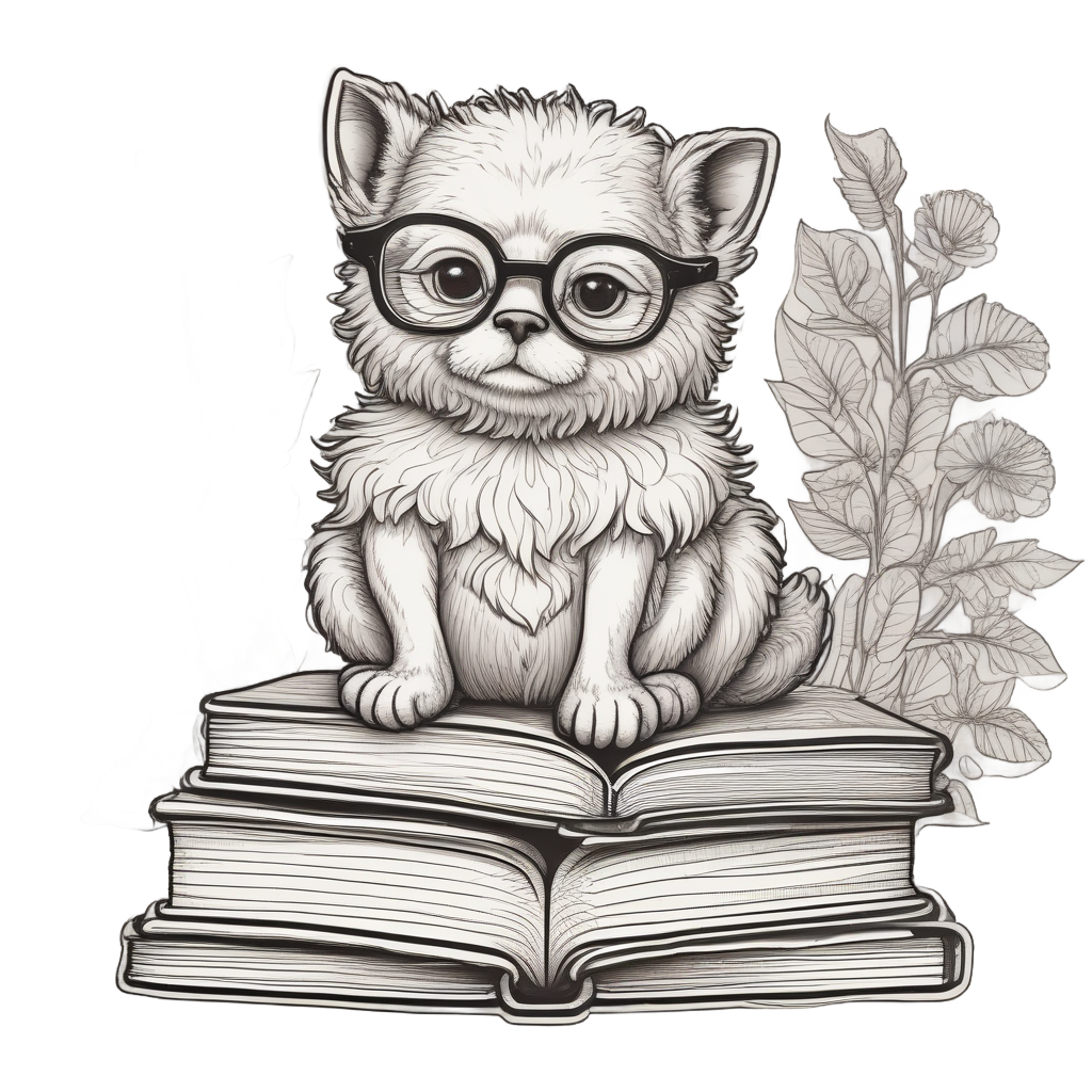 Daisy Reading Book — floral stickers