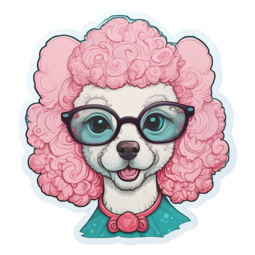 Daisy with Cat Eyes — pressed flowers stickers
