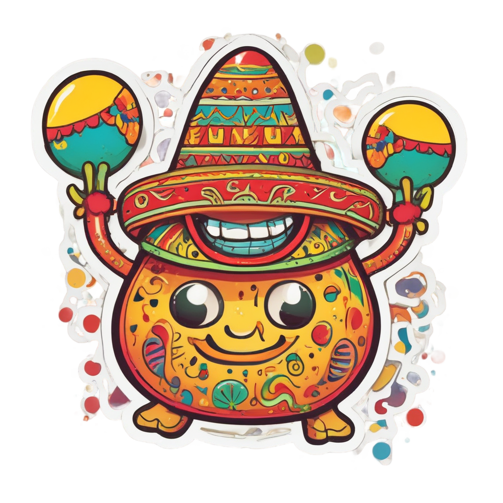 Dancing Blob Fiesta — pastel blobs stickers