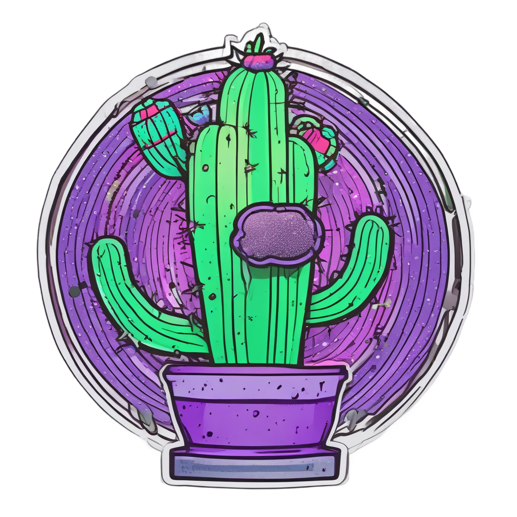Dancing Cactus Disco — boho nursery stickers