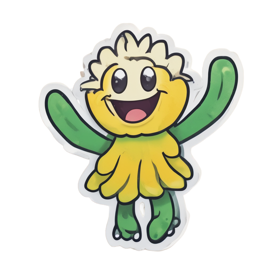 Dancing Daisy Jig — floral stickers