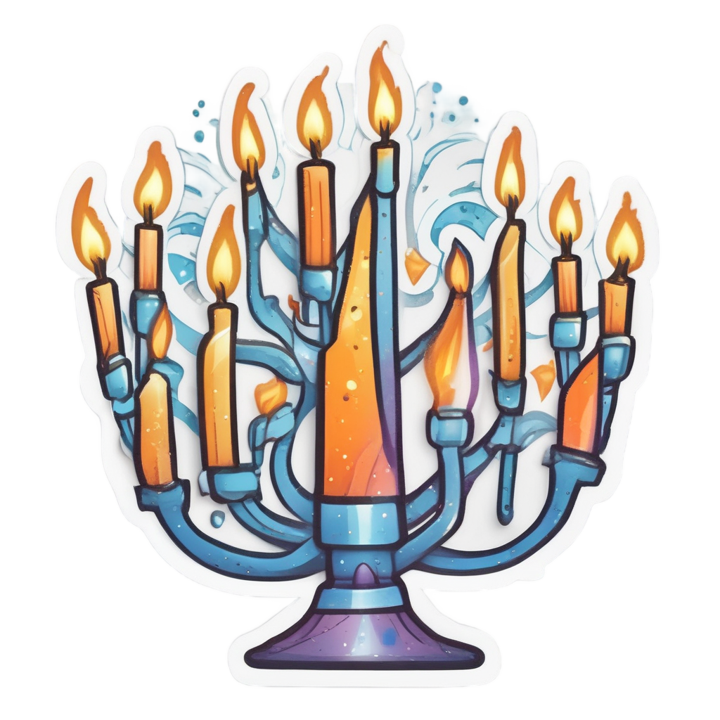 Dancing Flame Twirler — music stickers