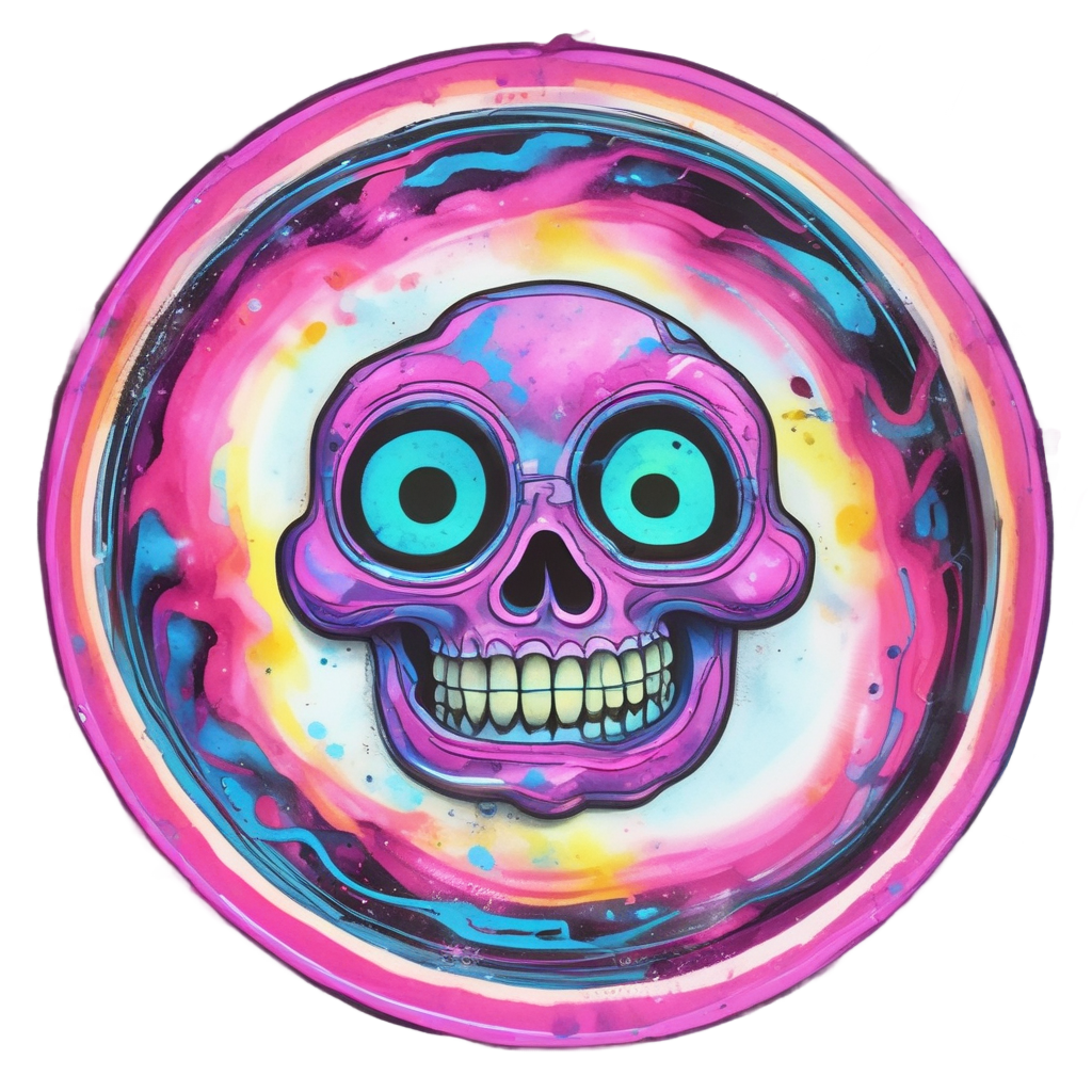 Dancing Hazard Glow — radioactive stickers