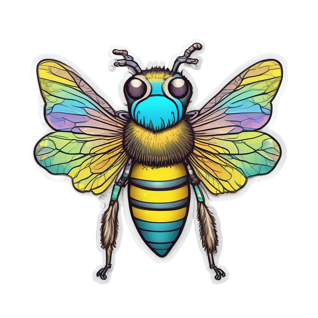 Dancing Honey Bee — insects stickers