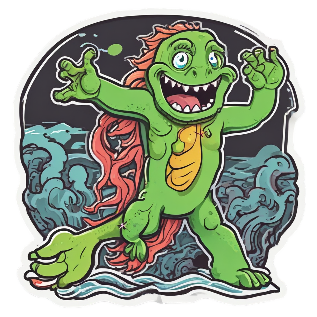 Dancing Lagoon Dancer — b-movie stickers