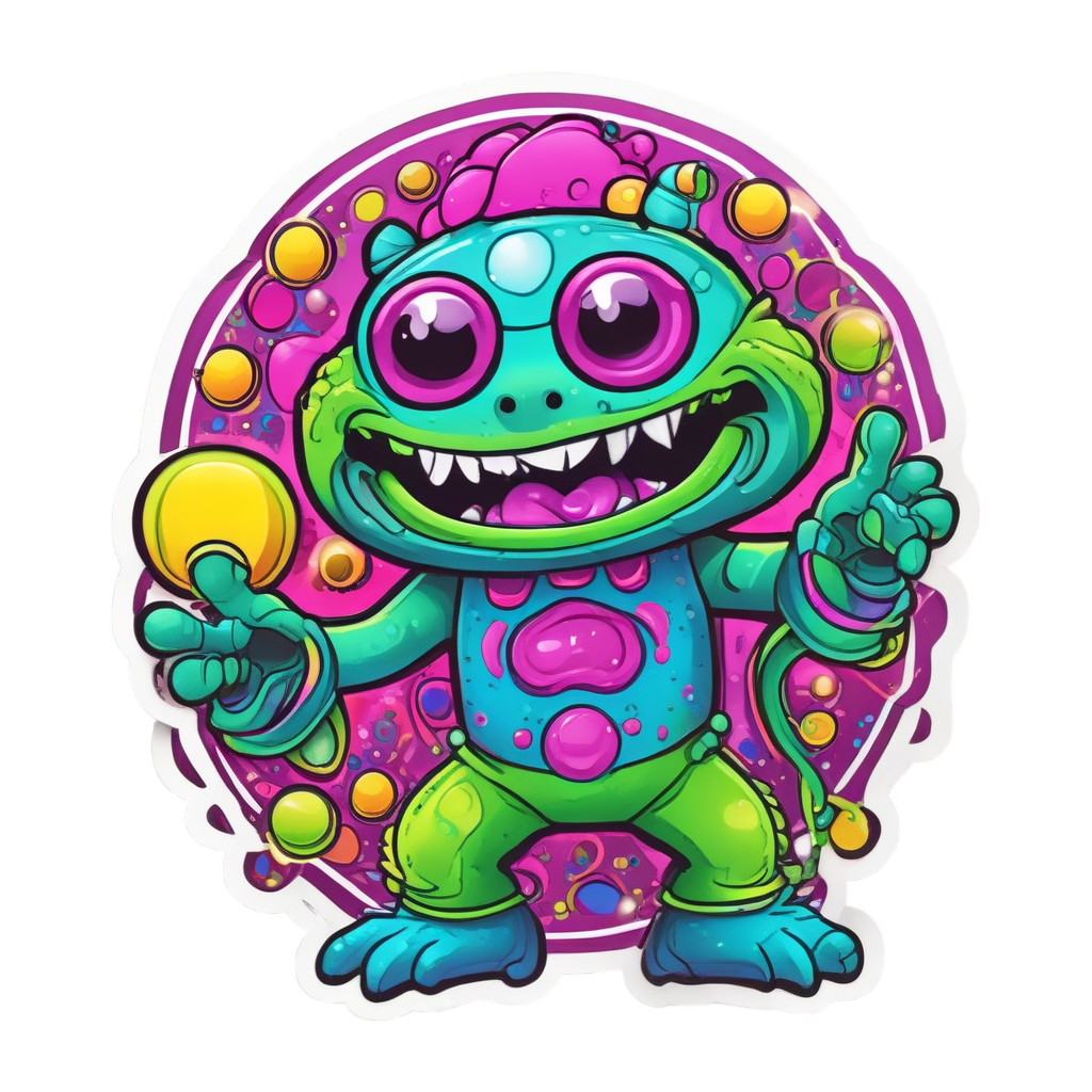 Dancing Lagoon Party — b-movie stickers