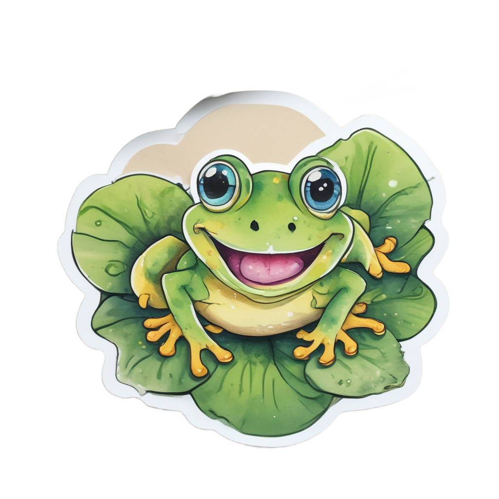 Dancing Lagoon Sprite — b-movie stickers
