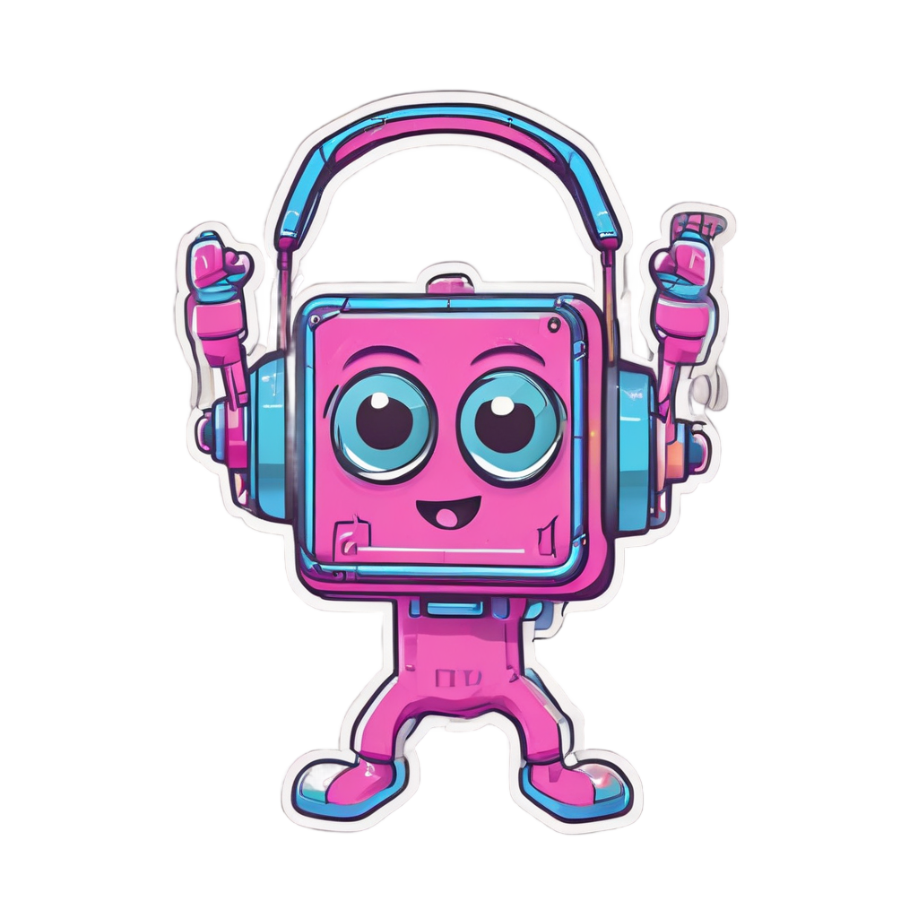 Dancing Oil Can Groove — garage stickers