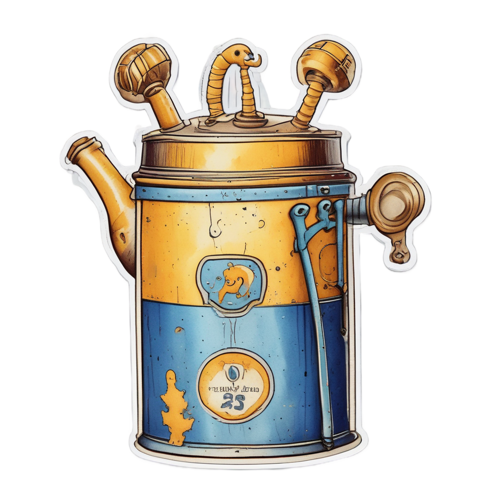 Dancing Oil Can Sprite — garage stickers