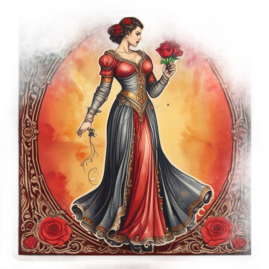 Dancing Spark Plug Flamenco — garage stickers