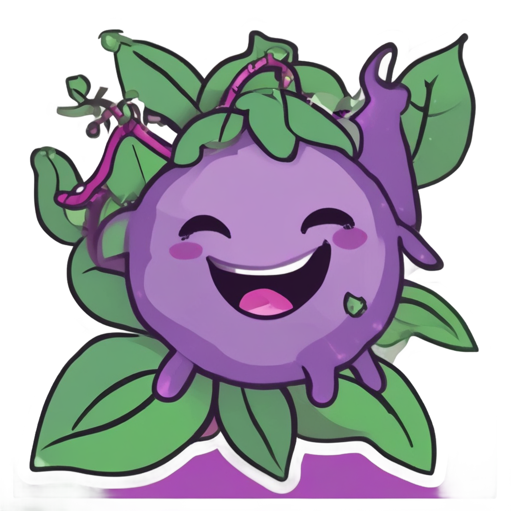 Dancing Sprig Joy — gothic botanical stickers