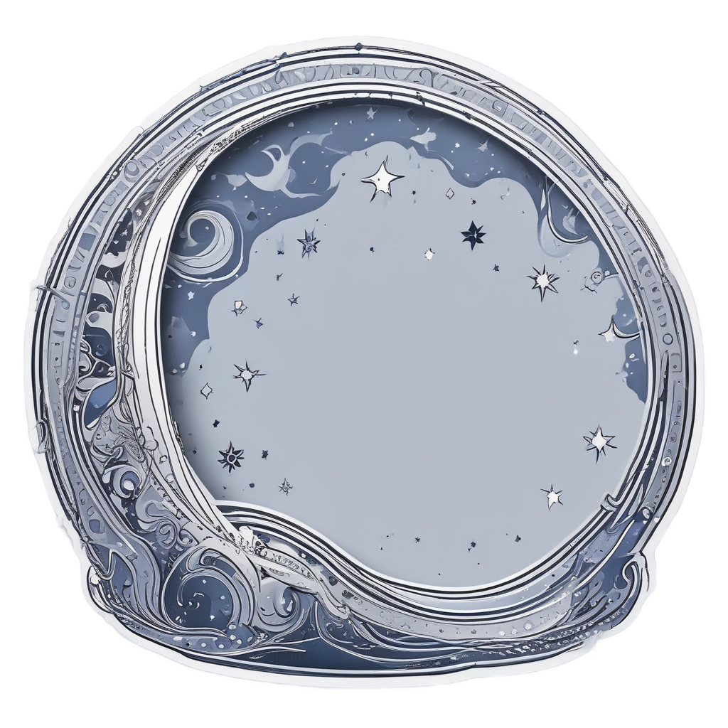 Dancing Starlight Pattern — boho nursery stickers