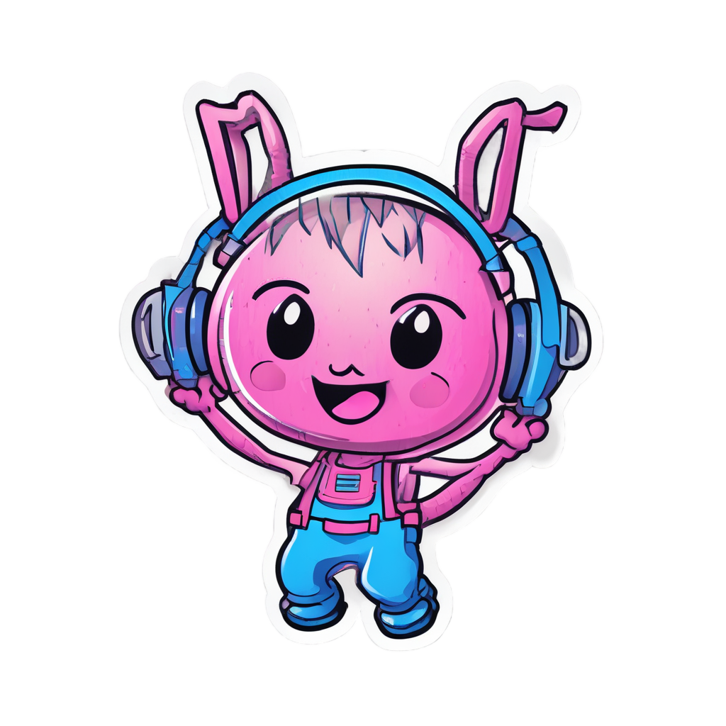 Dancing Wire with Music — music stickers