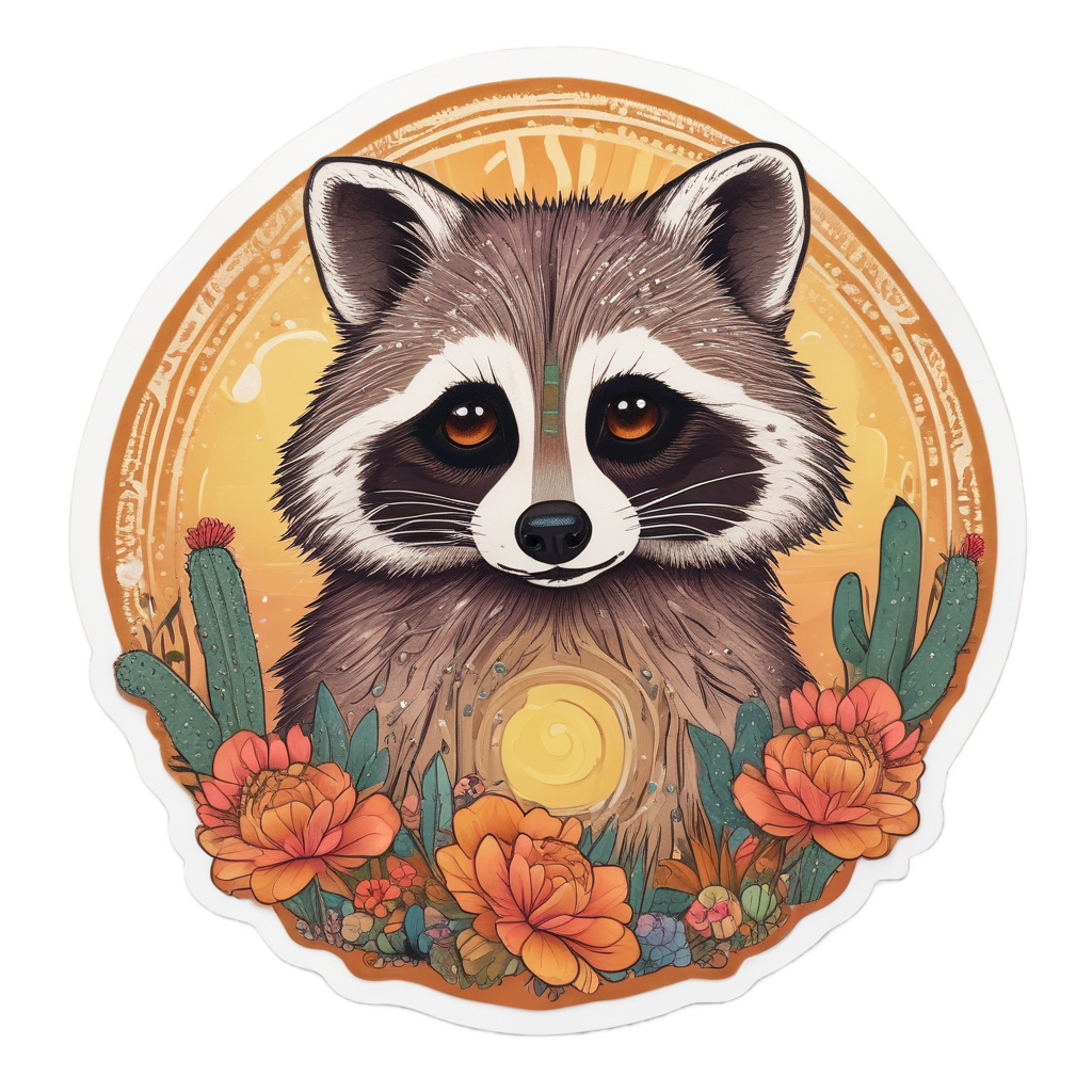Desert Sun Dancer — boho nursery stickers
