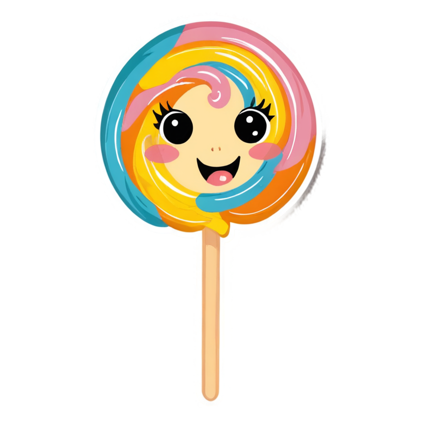 Candy Swirl (kawaii) — kawaii stickers