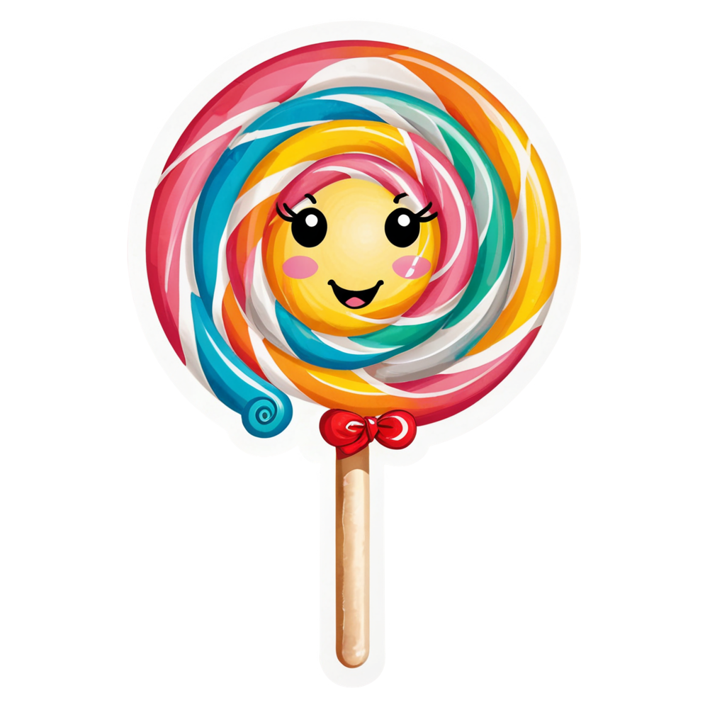Candy Swirl (watercolor) — dessert stickers