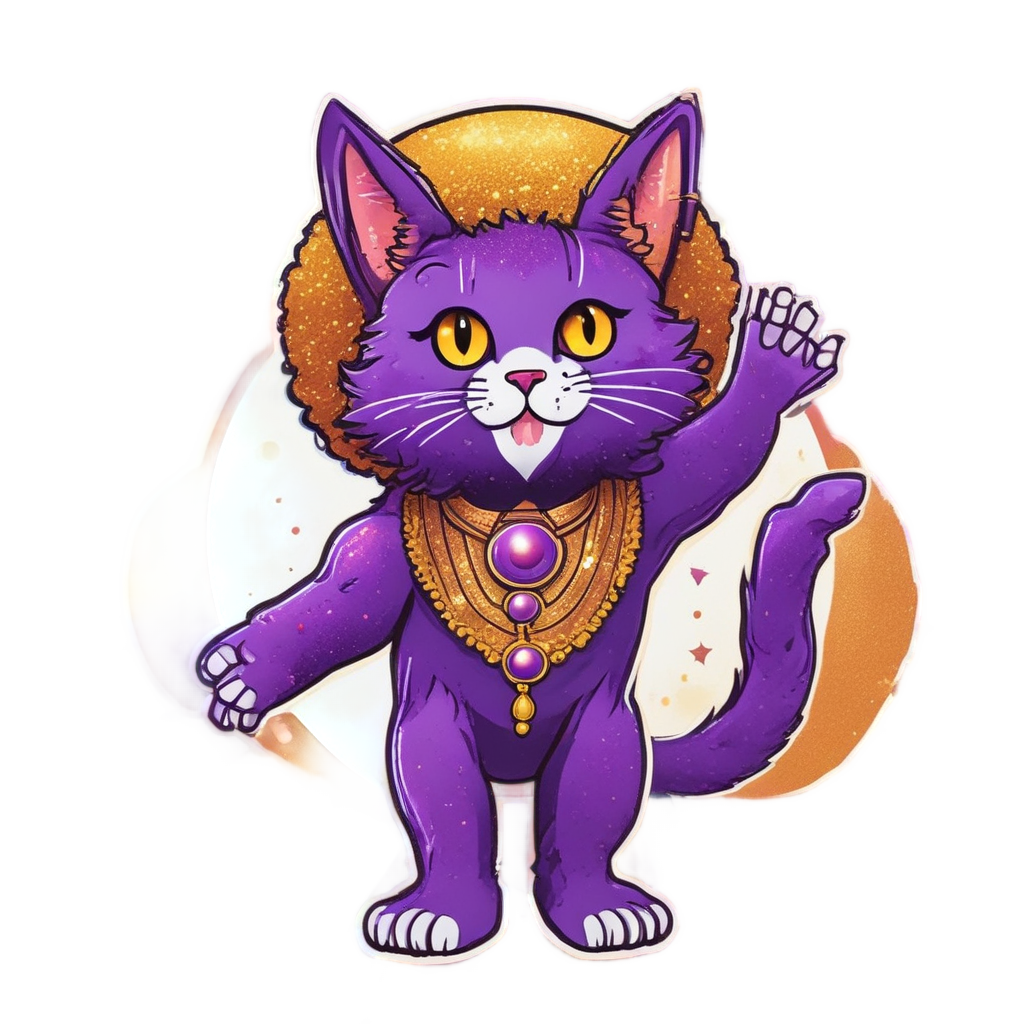 Disco Loaf Cat Dance — cats stickers