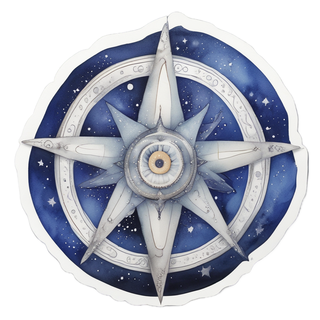 Dizzy Star Spinning — celestial nursery stickers