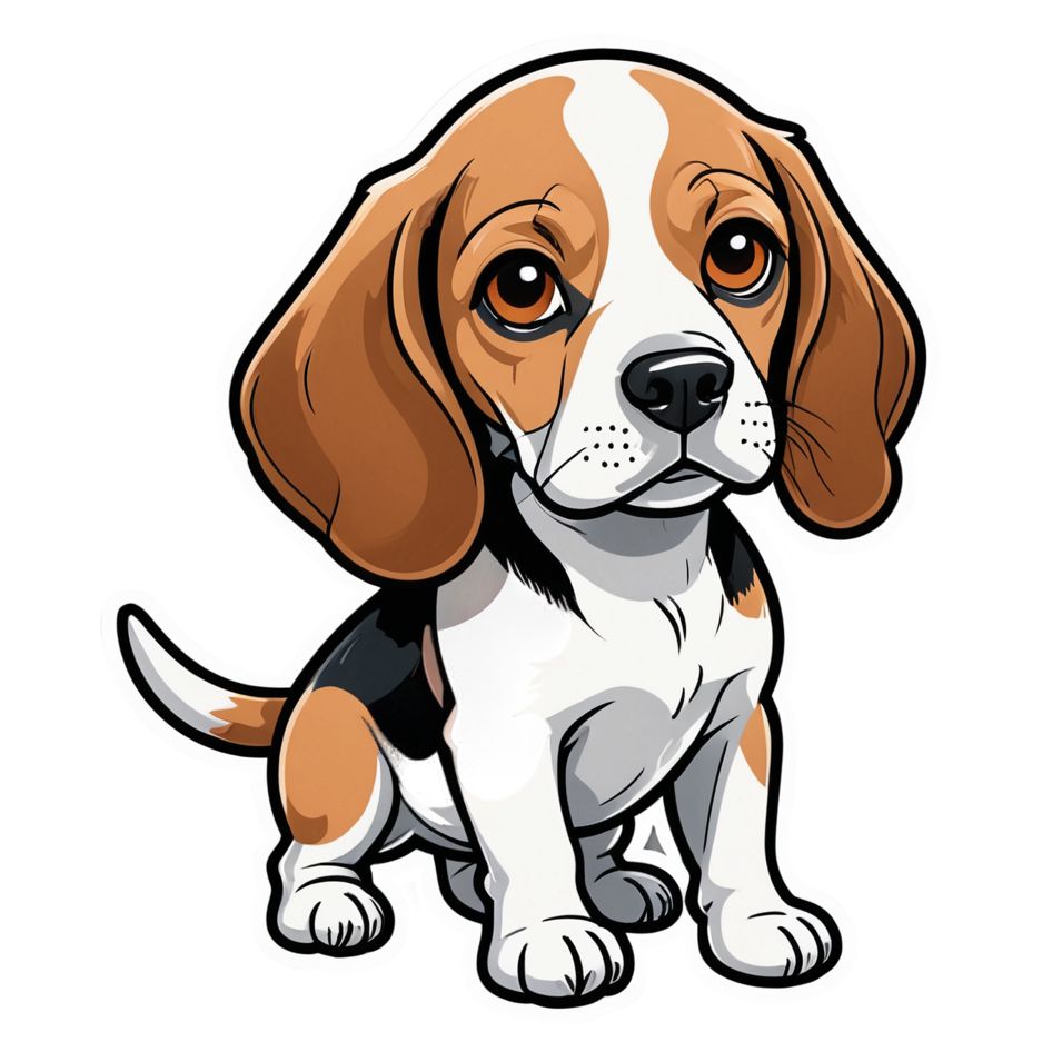 Beagle (tattoo) — dog stickers