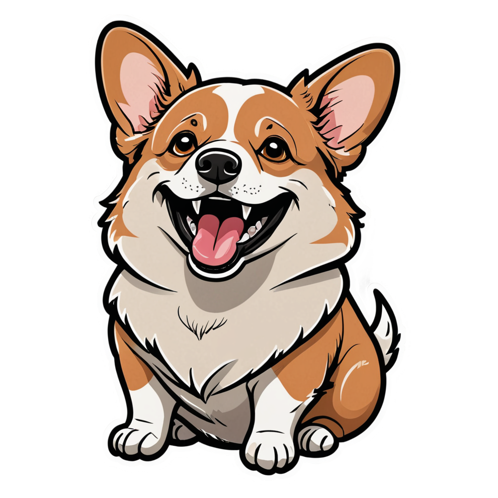 Corgi (tattoo) — dog stickers