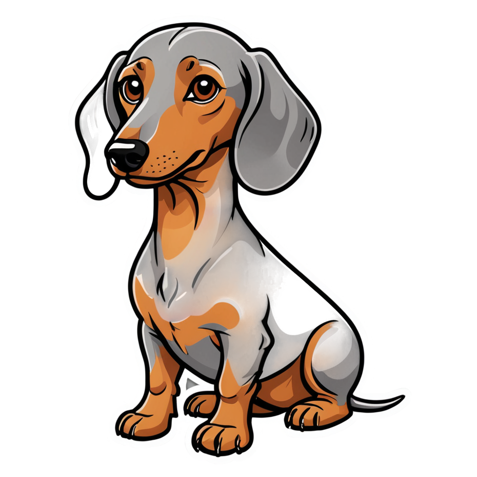 Dachshund (tattoo) — dog stickers