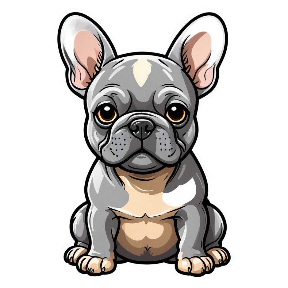 Frenchie (tattoo) — dog stickers