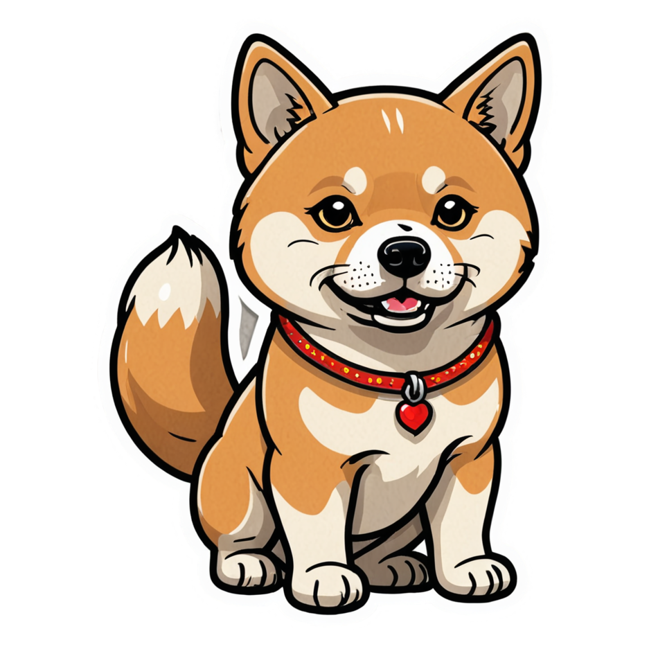 Shiba Inu (tattoo) — dog stickers