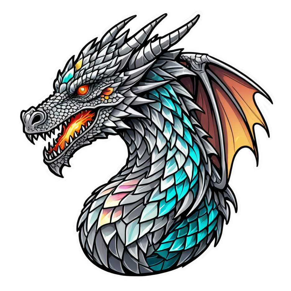 Crystal Dragon (tattoo) — dragon stickers