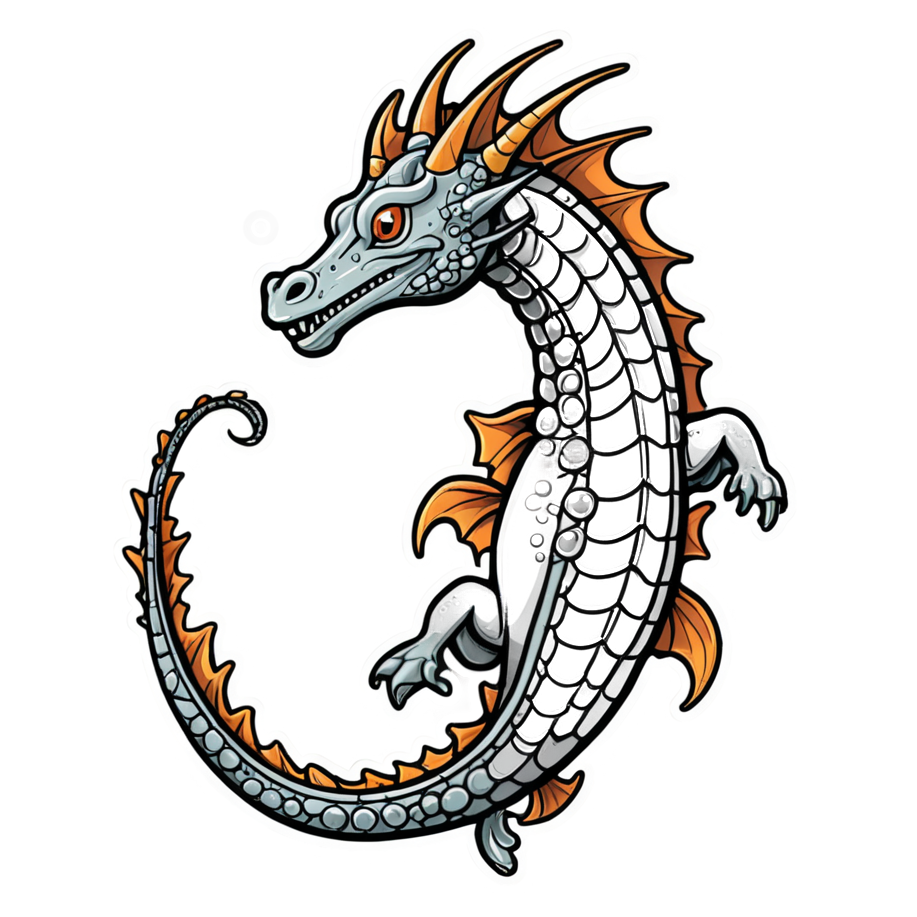Sea Dragon (tattoo) — dragon stickers