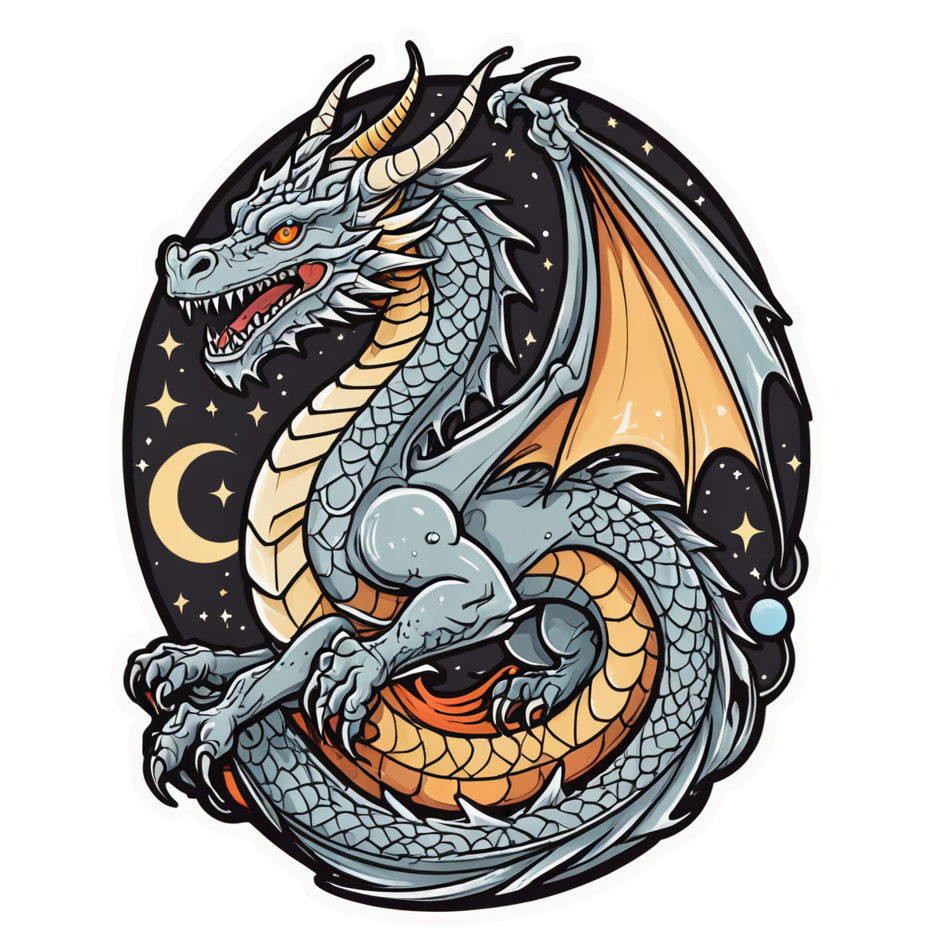 Star Dragon (tattoo) — dragon stickers