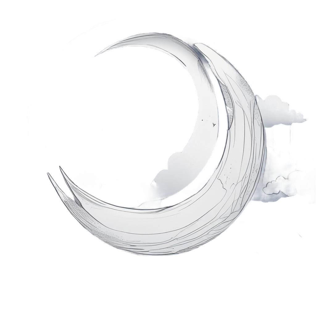 Dreaming Moon and Stars — moon stickers
