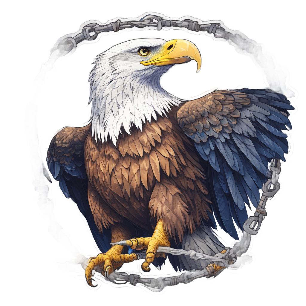 Eagle Chain Breaker — barbed wire stickers