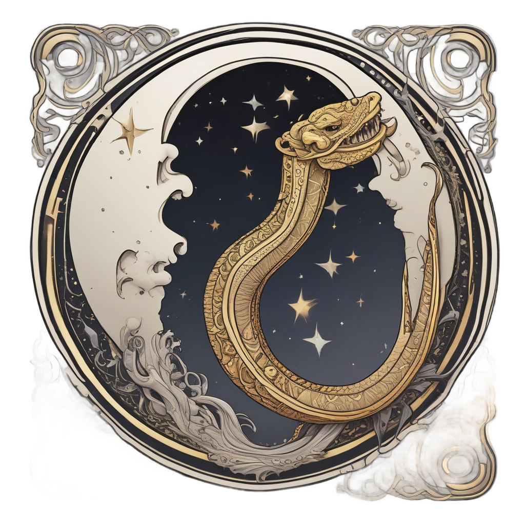 Eclipse Coil Dagger — moon stickers