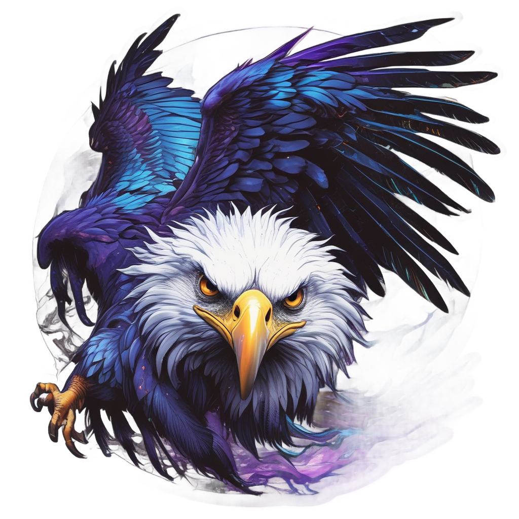 Electric Storm Dive — birds stickers