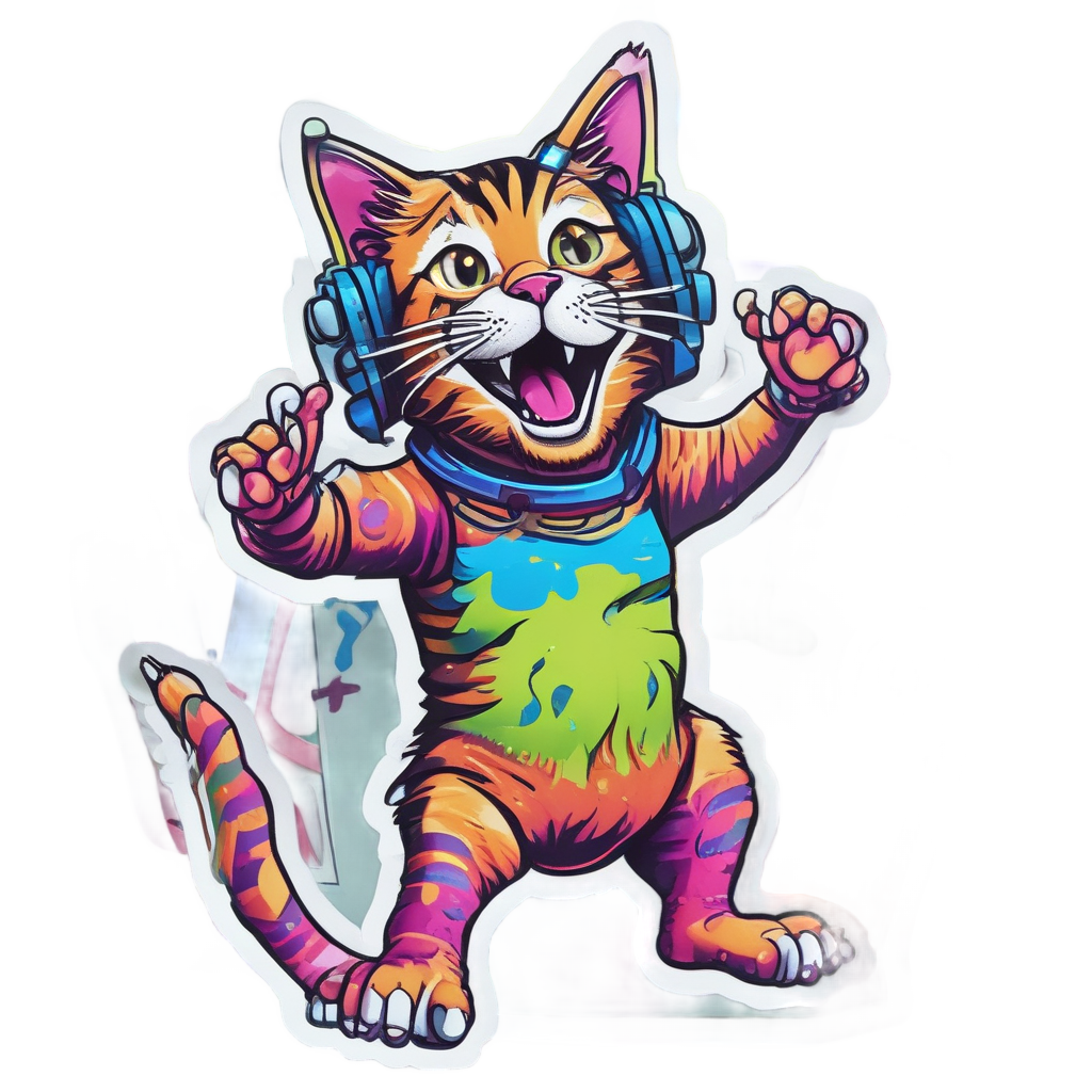 Electric Tabby Dance — music stickers
