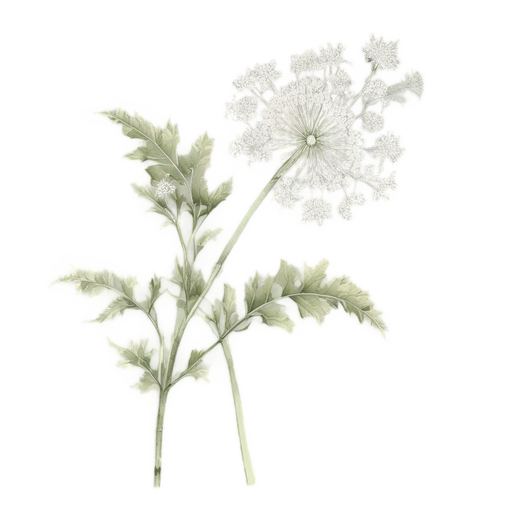Elegant Stem Detail — floral stickers