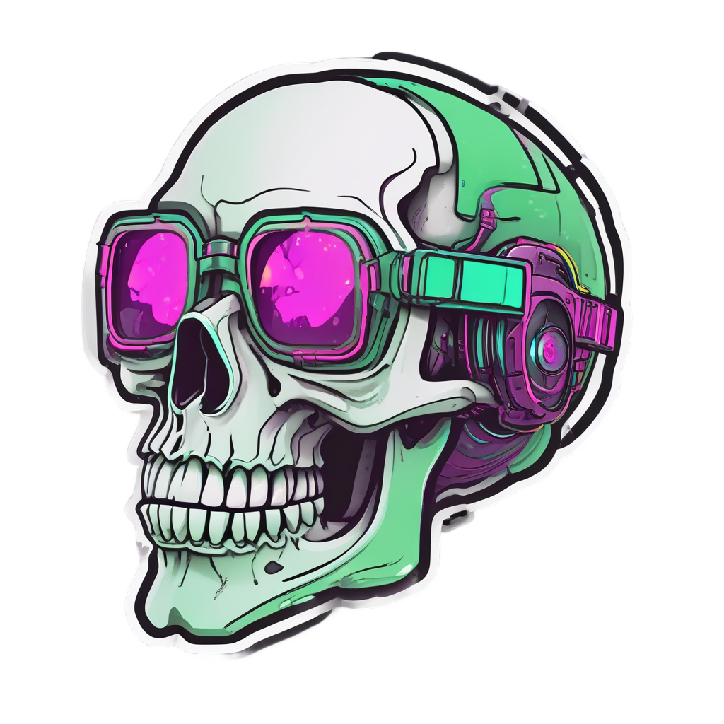 Ember Skull Gamer — gamer stickers