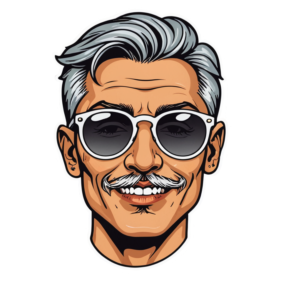 Cool Shades (tattoo) — emoji stickers